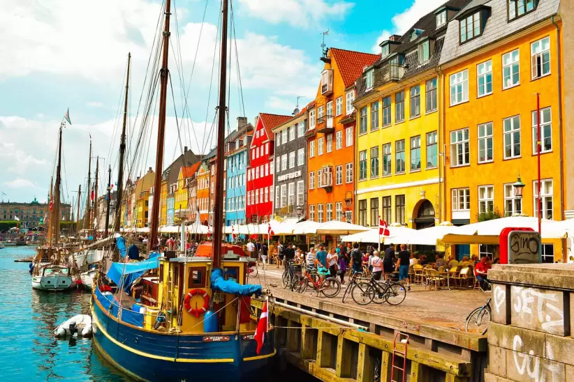 ciudad, copenhague, dinamarca