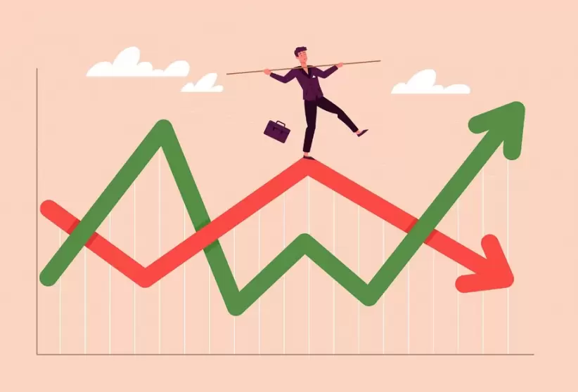 crisis equilibrio ilustracion