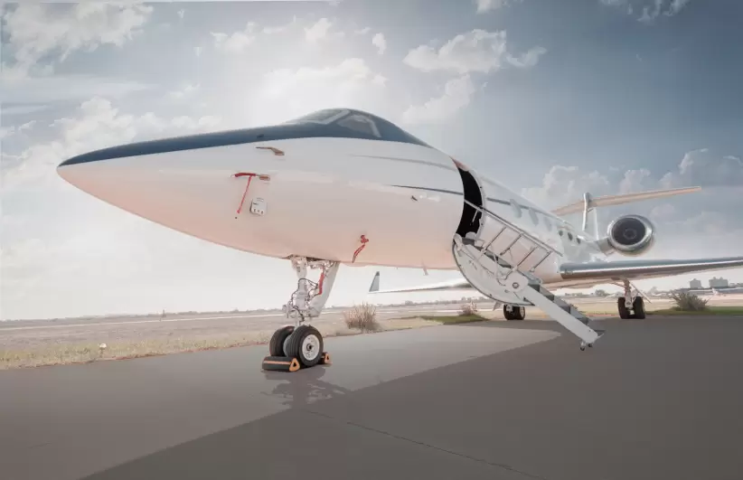 interior avion flapper, vuelos privados