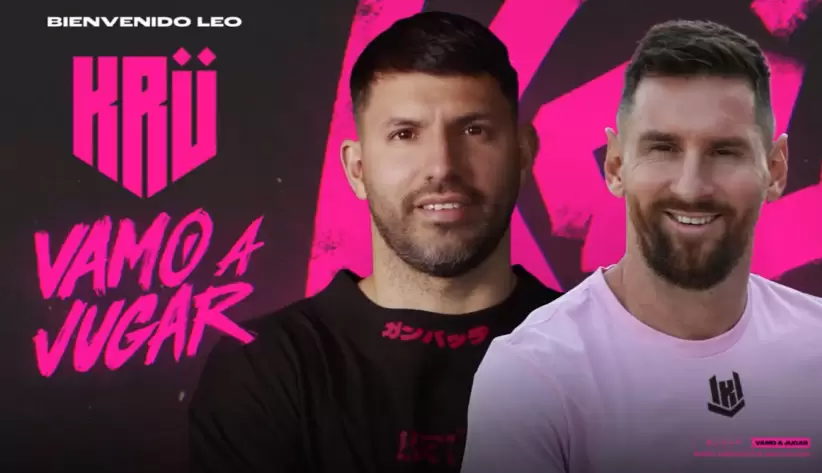 Lionel Messi Kun Agüero KRU