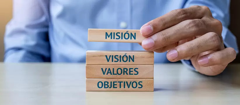 Visin, misin y valores marca