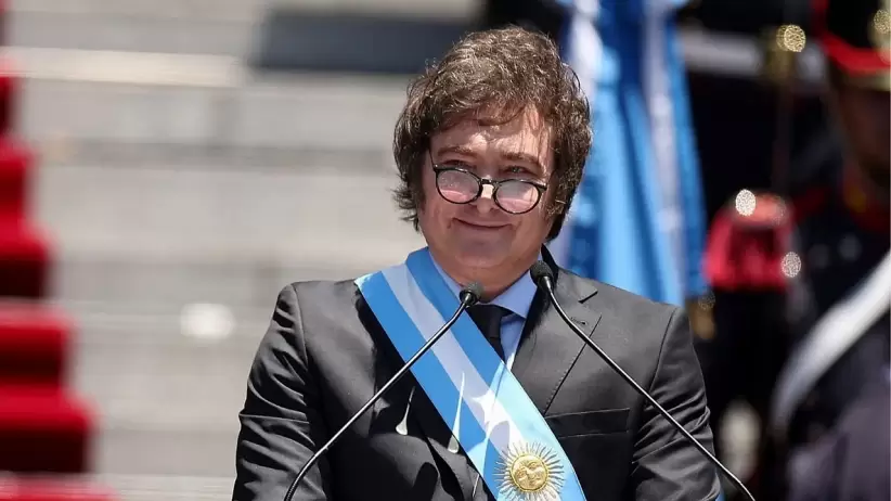 Javier Milei en el Congreso de la Nación JPG