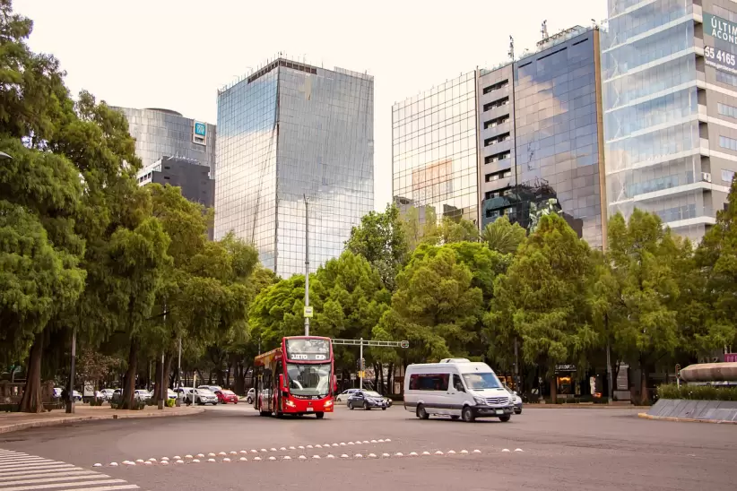 ciudad de méxico, paseo de la reforma, la carretera