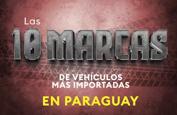 Las 10 marcas de vehículos más importadas de Paraguay