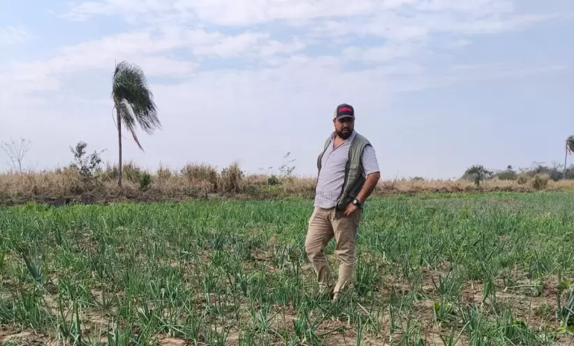 Diego Garcete, Coordinador de Gestiones de la produccin de los rubros Cebolla y Papa