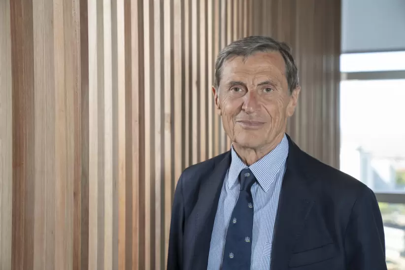 DR ALBERTO MANTOVANI, en Techint (Foto: Pato Pérez)