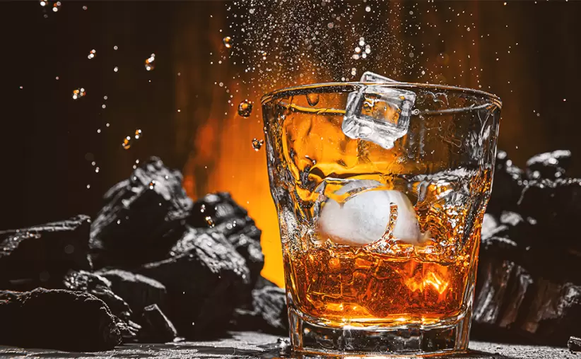 Vaso de whisky