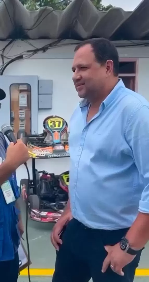 Derlis Núñez, ex tesorero y miembro del Karting Club Paraguayo