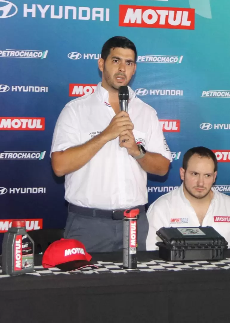 Jorge Maune, Presidente del Karting Club Paraguayo (KCP).
