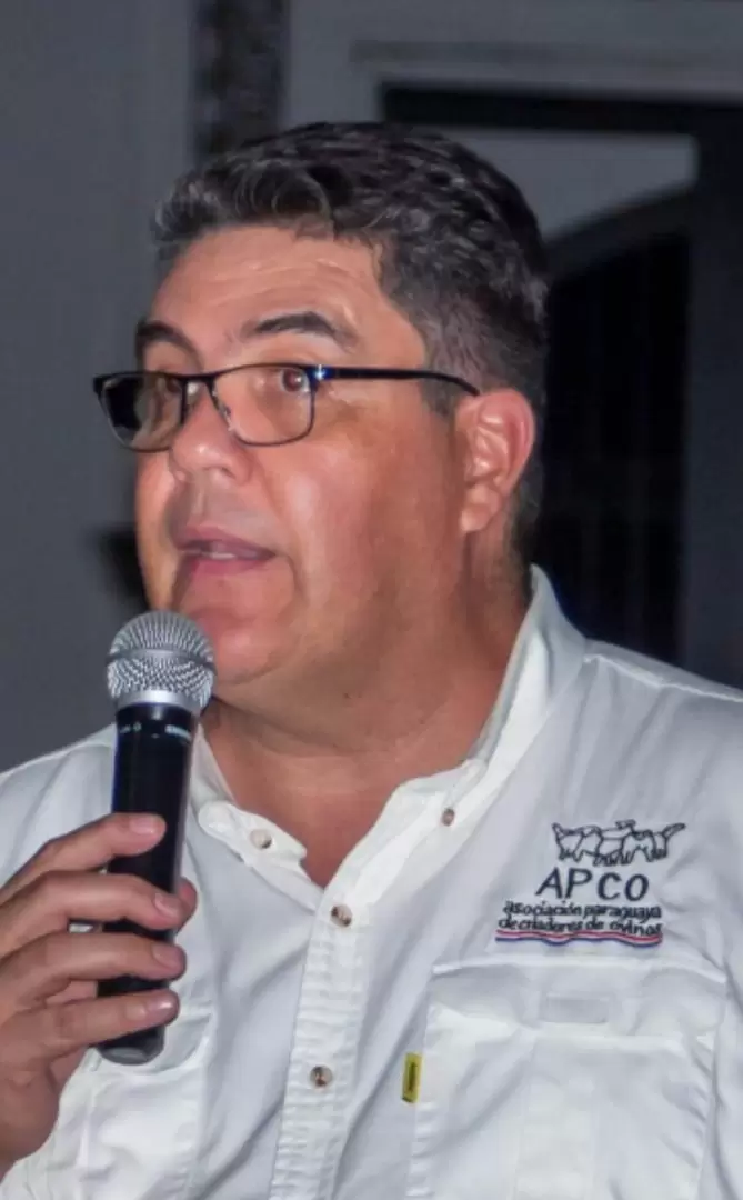 Luis Salinas, Presidente de la Asociación Paraguaya de Criadores de Ovinos (Apco)