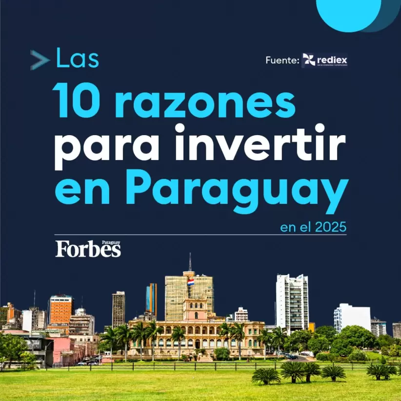 Las 10 razones para invertir en Paraguay en el 2025