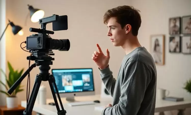 Youtuber creador contenido