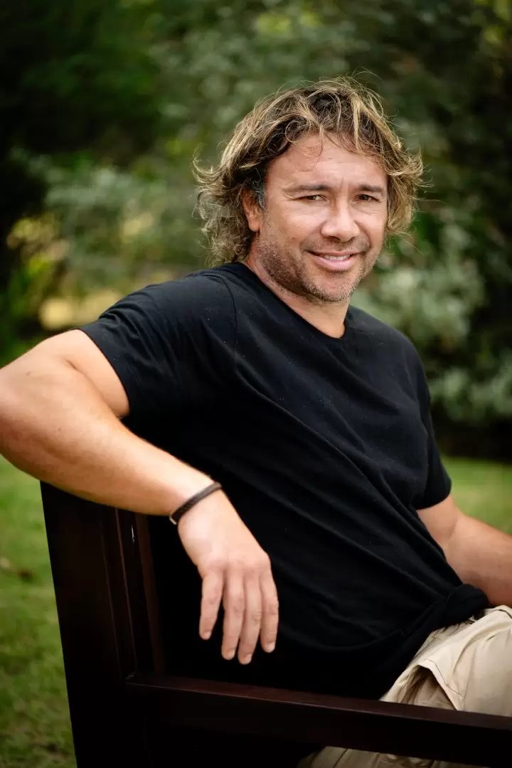 Diego Lugano, exfutbolista y empresario. Foto: Leonardo Mainé.