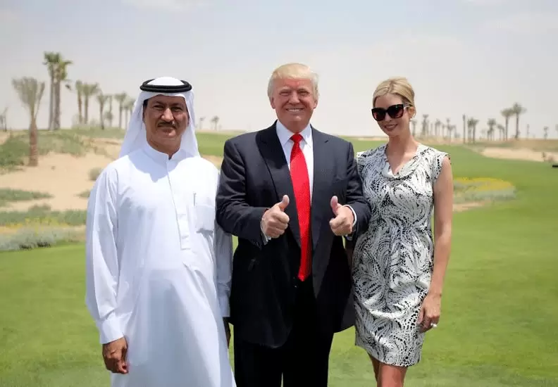 Hussain Sajwani y Donald Trump