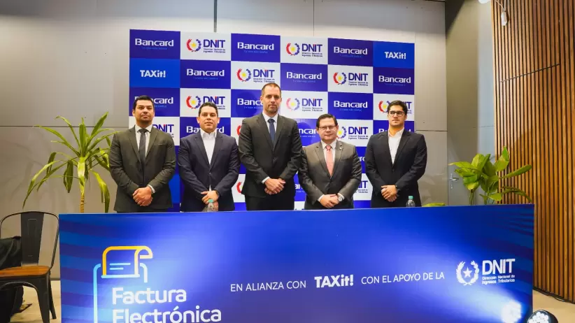 Factura electrónica, Bancard, TAXit y DNIT