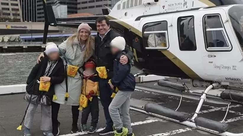Familia accidente helicóptero nueva york
