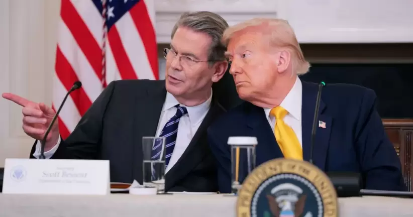 scott-kh-bessent y donald trump