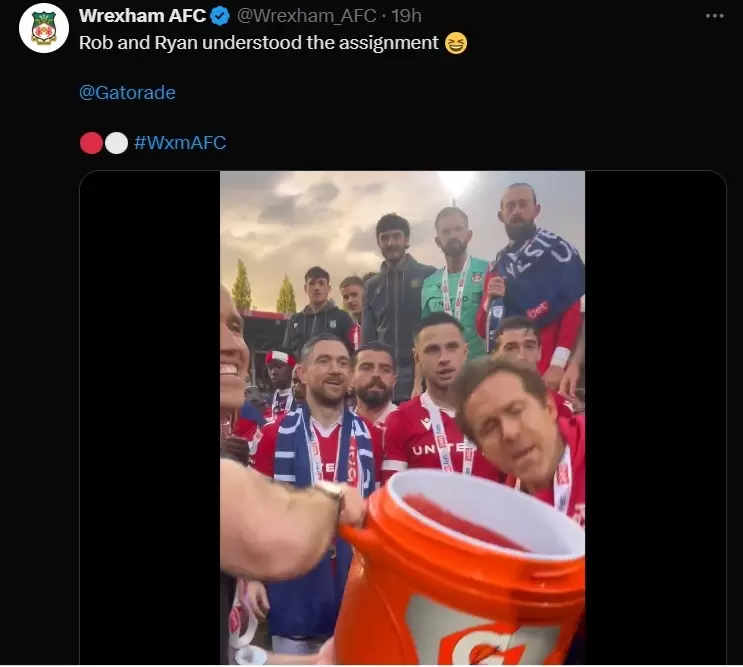 wrexham redes sociales reynolds marcas