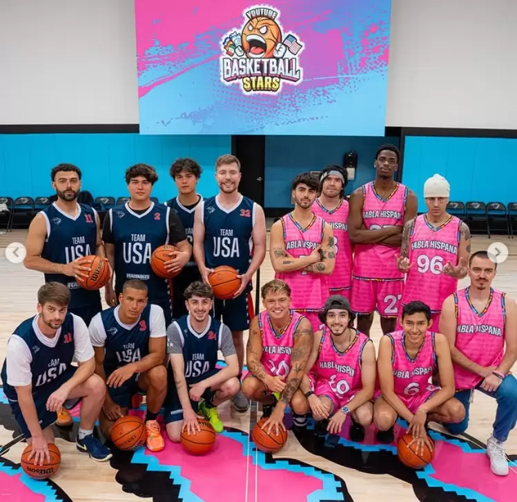 fevigevani mr beast partido superstars basquet