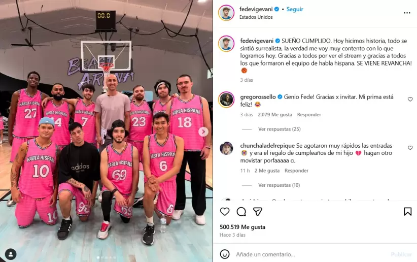 fevigevani mr beast partido superstars basquet