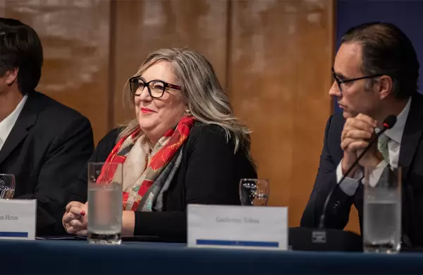 Ana Claudia de los Heros asumió como vicepresidenta del BCU y prometió "mirada de mujer" para "defender a los más vulnerables"
