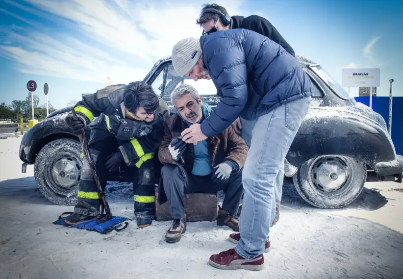 Detrás de escena de El Eternauta (Foto: Marcos Ludevid/Netflix)