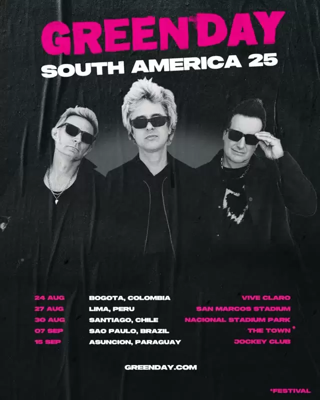 Green day flyer oficial latam