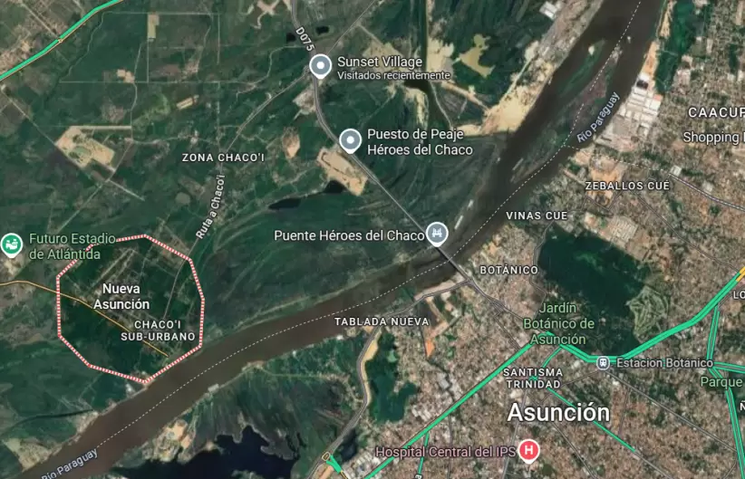 mapa chaco´i