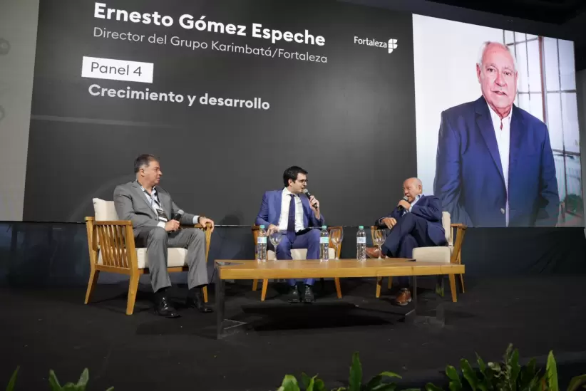 Sergio Prendoné, CEO del Grupo Karimbatá/Fortaleza y  Ernesto Gómez Espeche, Director del mismo grupo.