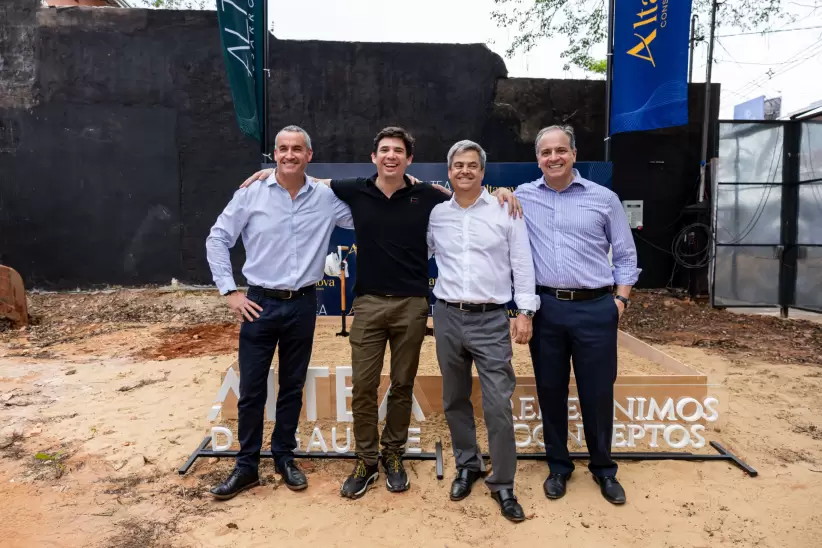 De izq. a der.: Felipe Mercier, Director Andrómeda Ventures S.A; ⁠Emilio Espinola,  Director/Fundador Altea Desarrollos;    ⁠Juan Eduardo 