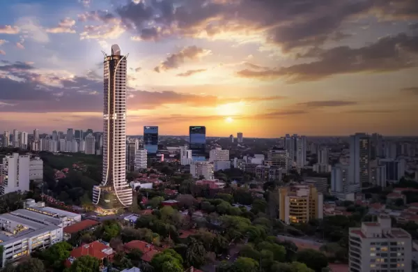 Aether busca cambiar el skyline asunceno, como uno de los edificios más altos del país