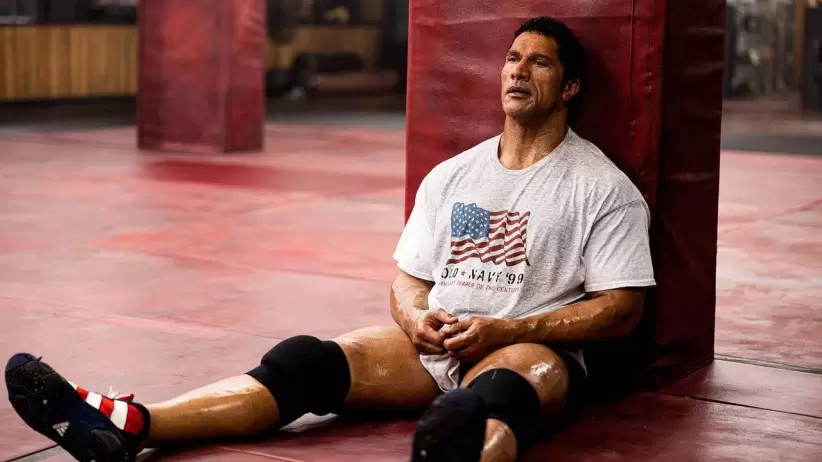 Dwayne Johnson, alias "La Roca", interpreta a Mark Kerr en La Máquina. Foto: Difusión.