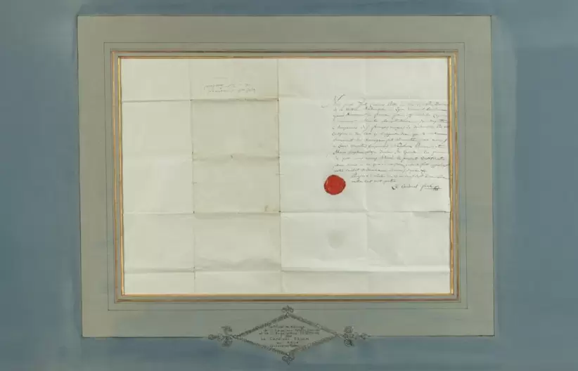 El certificado de matrimonio religioso de Napoleón y Josefina, con un precio estimado de entre 34.270 y 57.116 dólares
Eléa Lefèvre para ArtDigitalSt