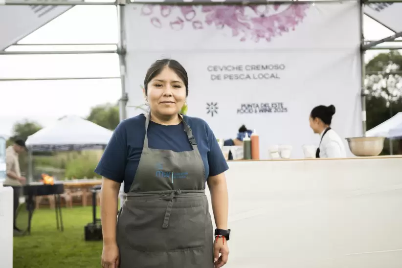 Astrid Acuña, chef del restaurante La Mar. Foto: Matías Yardino.