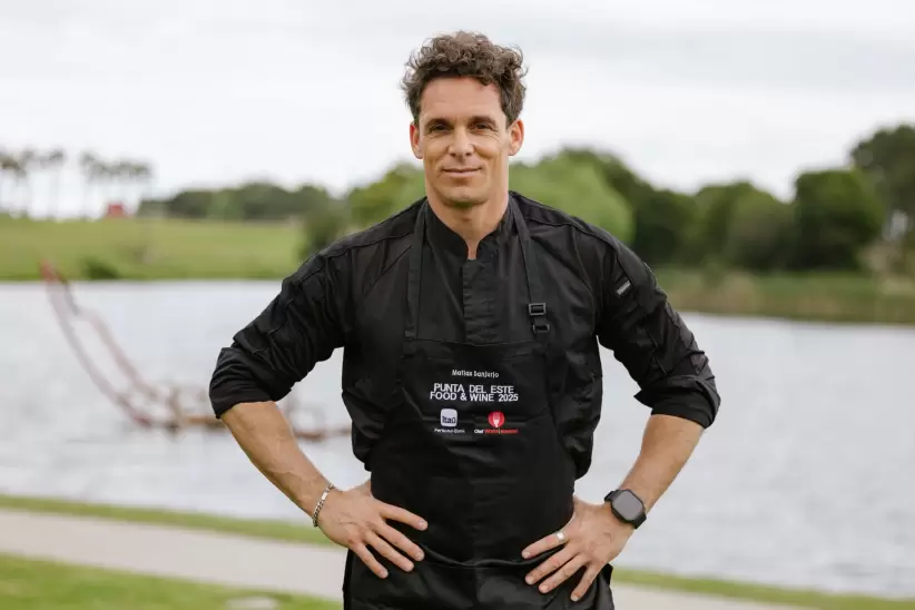 Matías Sanjurjo, chef de Imarangatú. Foto: Gentileza.