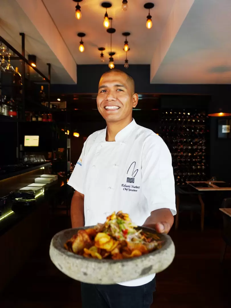 Eduardo Núñez, chef ejecutivo y propietario de Musiú