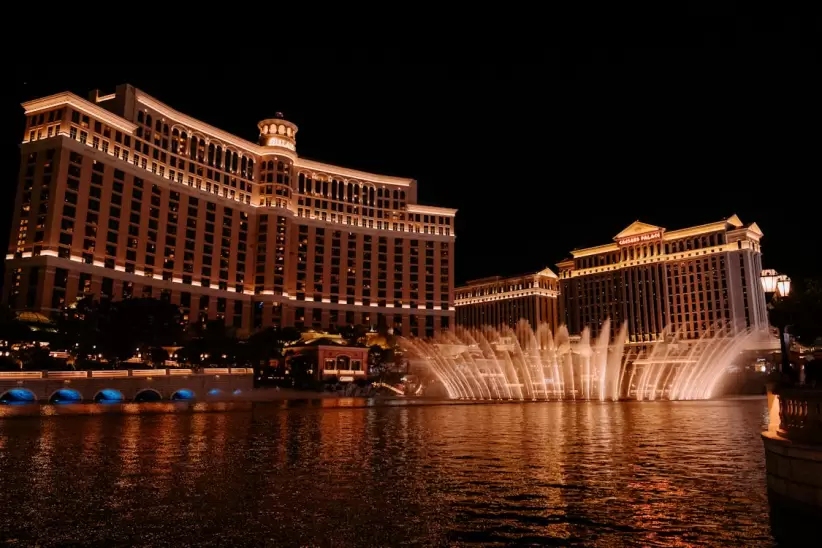 Fuente de Agua en Las Vegas.
