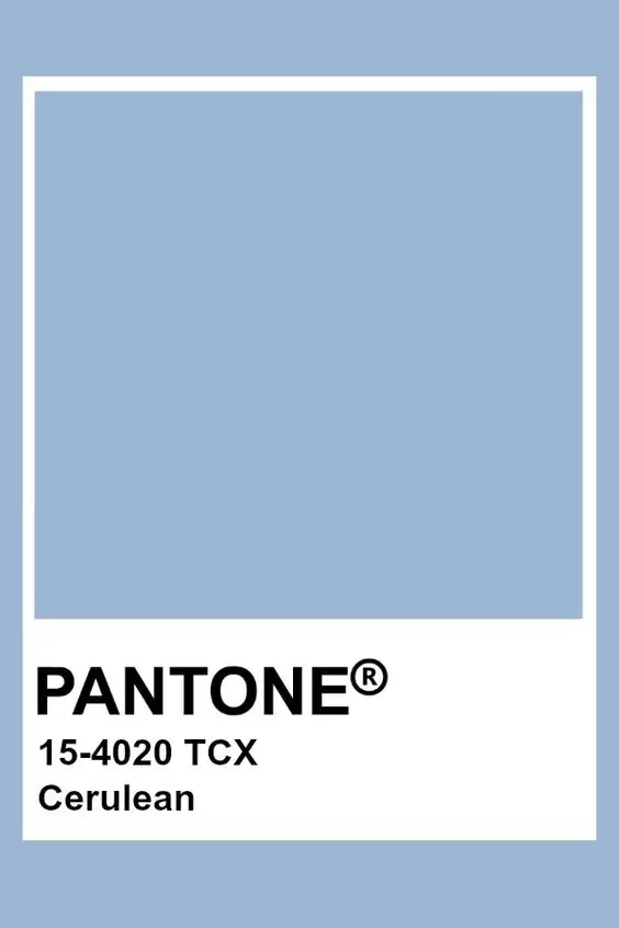 Pantone Cerulean Blue, primer color of the year