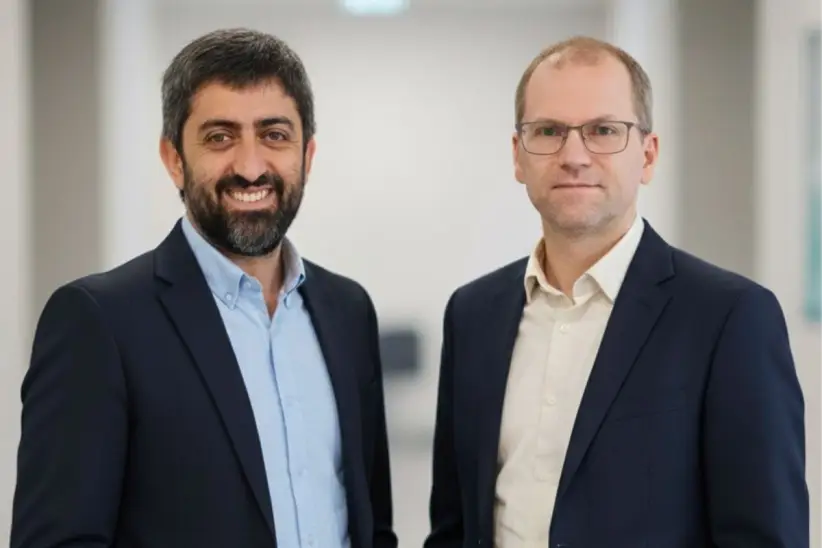 Juan Esteban Suárez, cofundador de Arkano, y André Boger, CEO de MATH Group