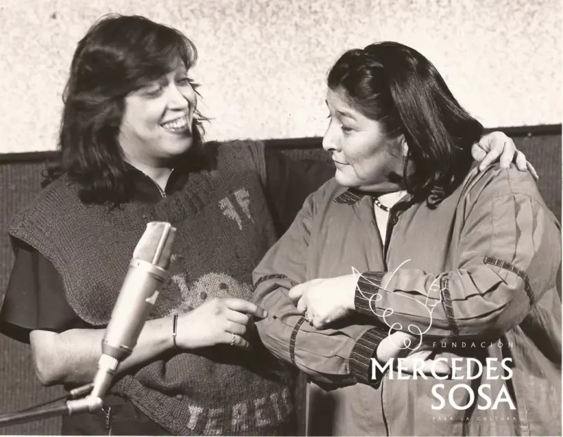 Teresa Parodi y Mercedes Sosa 
