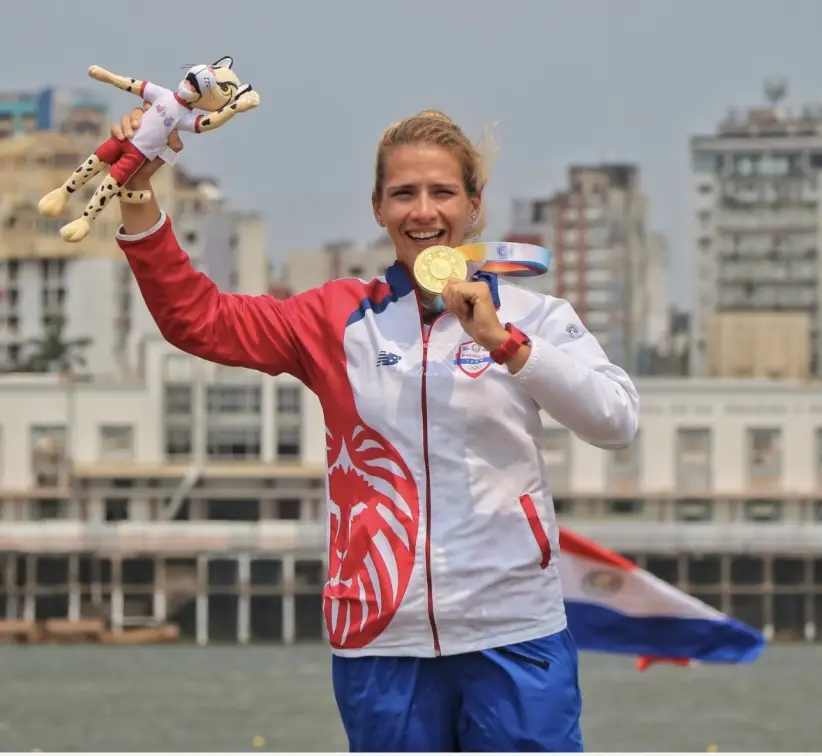 Alejandra Alonso, atleta paraguaya de remo | Fotografía: Gentileza de la entrevistada