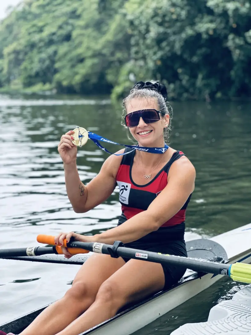 Alejandra Alonso, atleta paraguaya de remo | Fotografía: Gentileza de la entrevistada