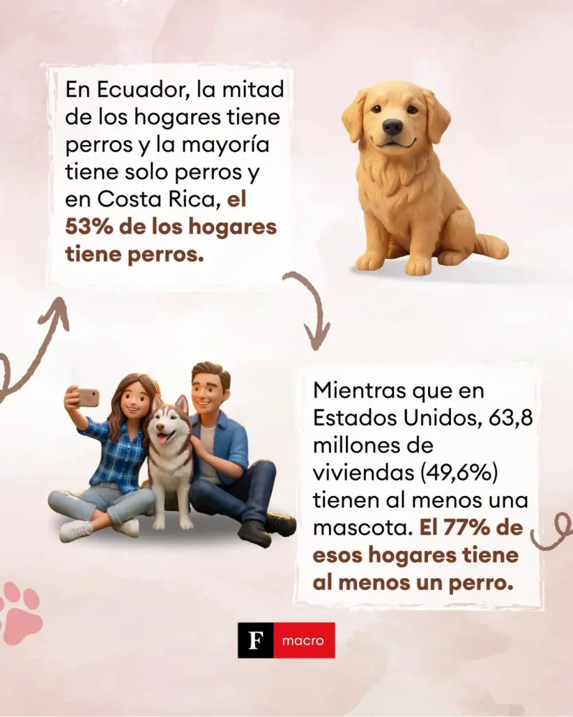 Menos hijos, más mascotas: la nueva familia del siglo XXI | Fuente: Elaboración Forbes Paraguay