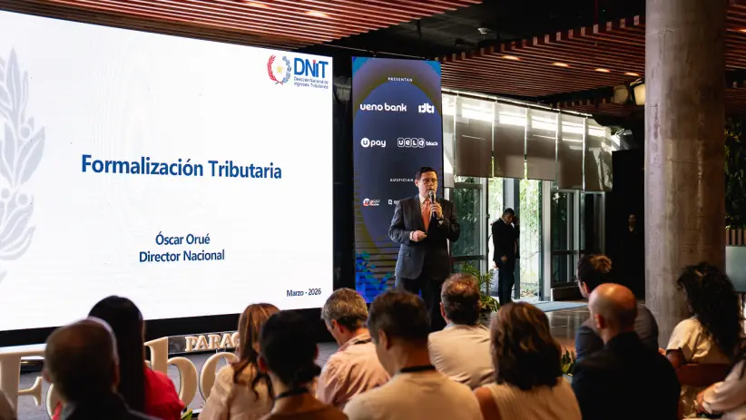 Director de la DNIT, Óscar Orué, Fintech & Crypto Summit | Fuente: Indescriptible
