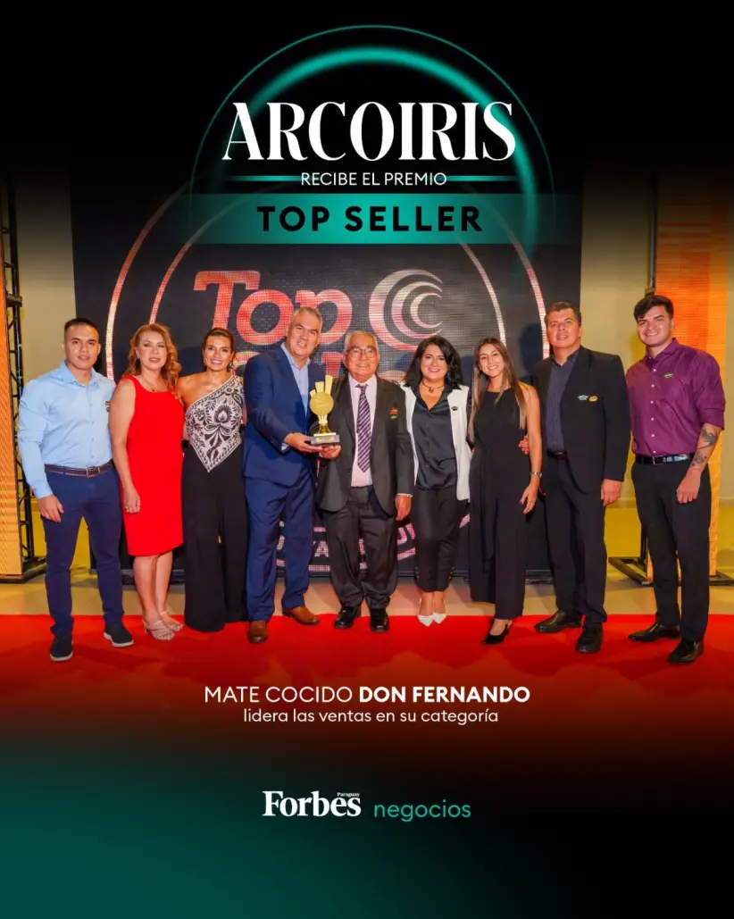Arcoiris recibe el premio Top Seller 2026 | Fuente: Elaboración propia
