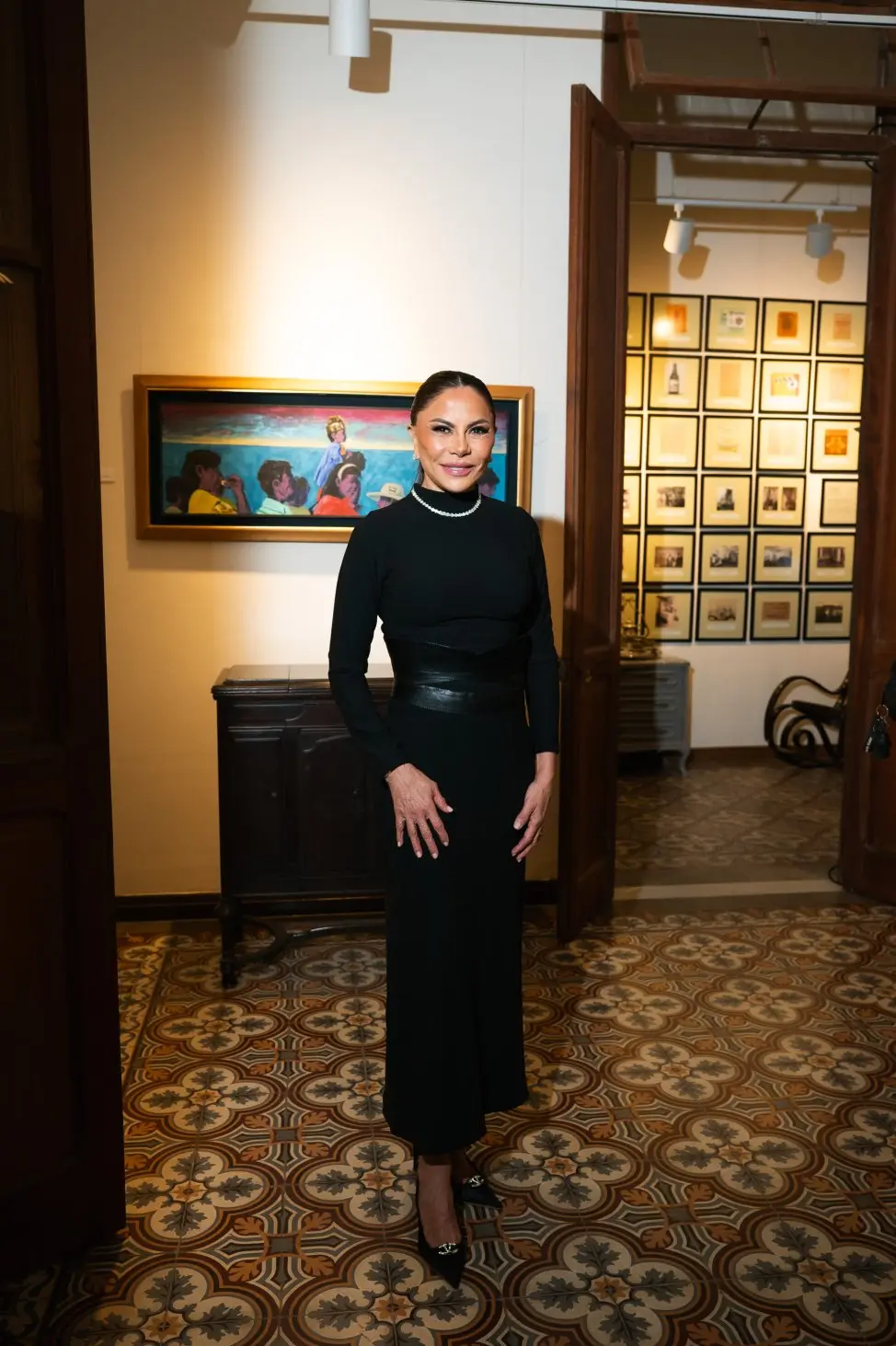 Cintya Poletti, empresaria y coleccionista de arte.