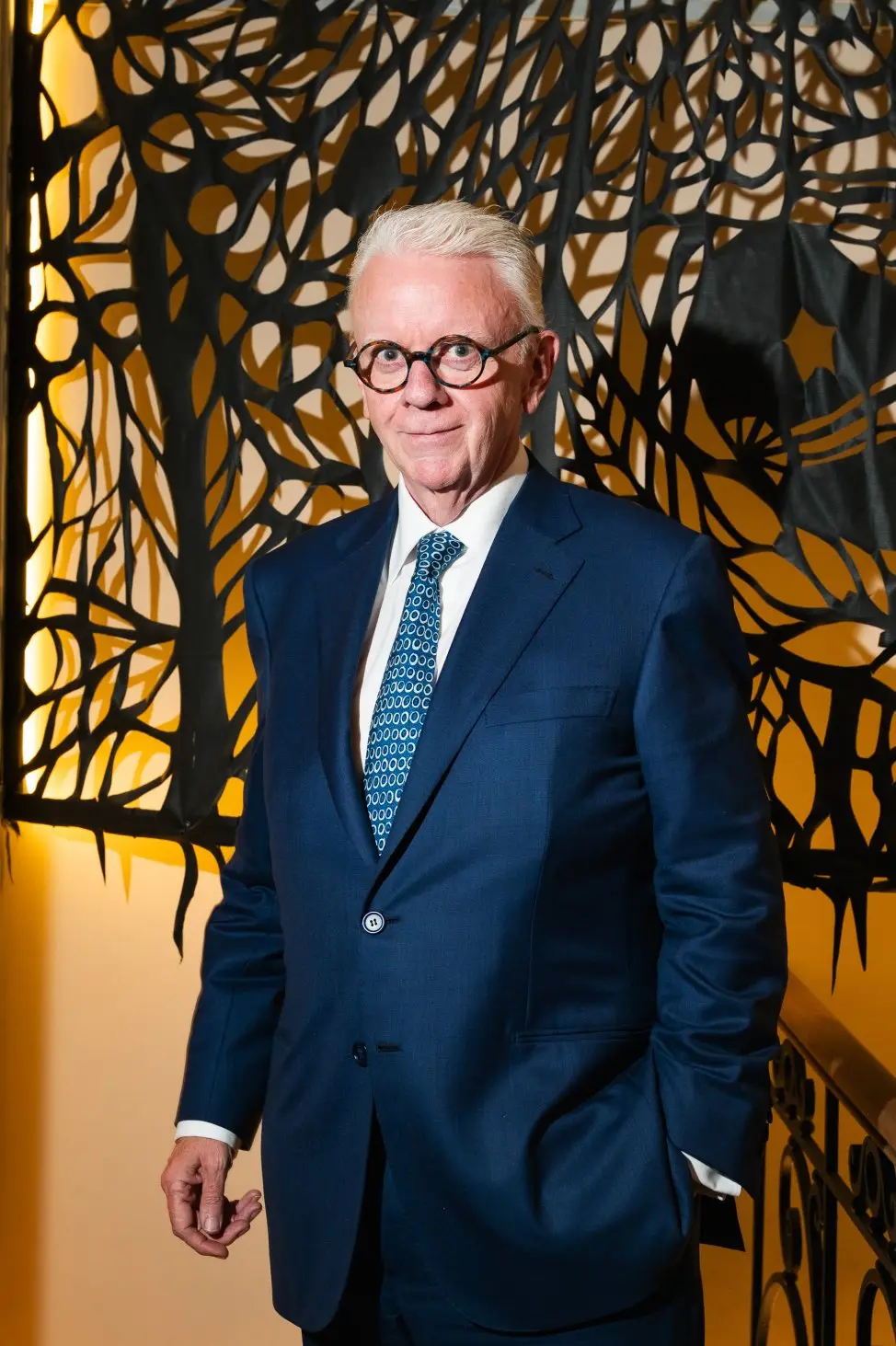 Conor McEnroy, presidente de Sudameris y coleccionista de arte. 