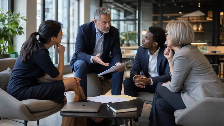 (SE PUEDE USAR) recursos humanos, liderazgo  Crédito: Imagen creada con IA