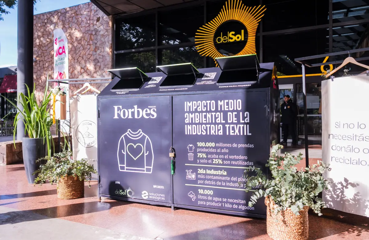 Asunción suma un nuevo EcoPunto para donar ropa y fomentar el reciclaje textil