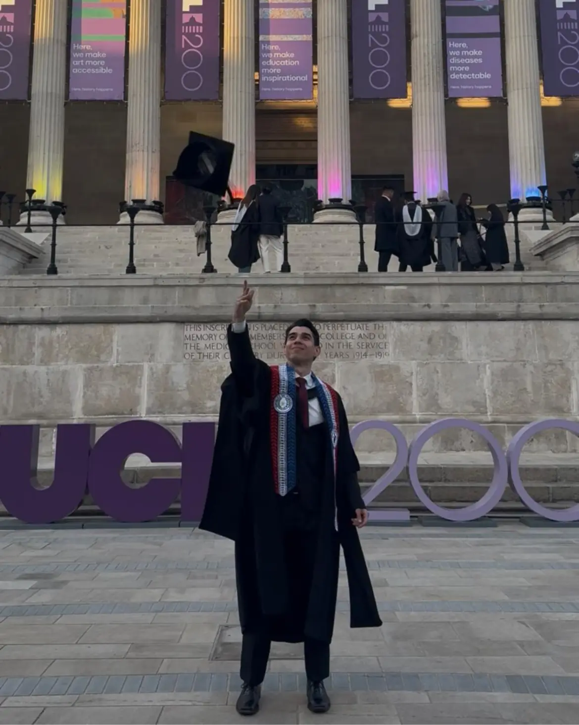Eduardo Piris Tillner, estudiante del University College of London. FOTO: GENTILEZA